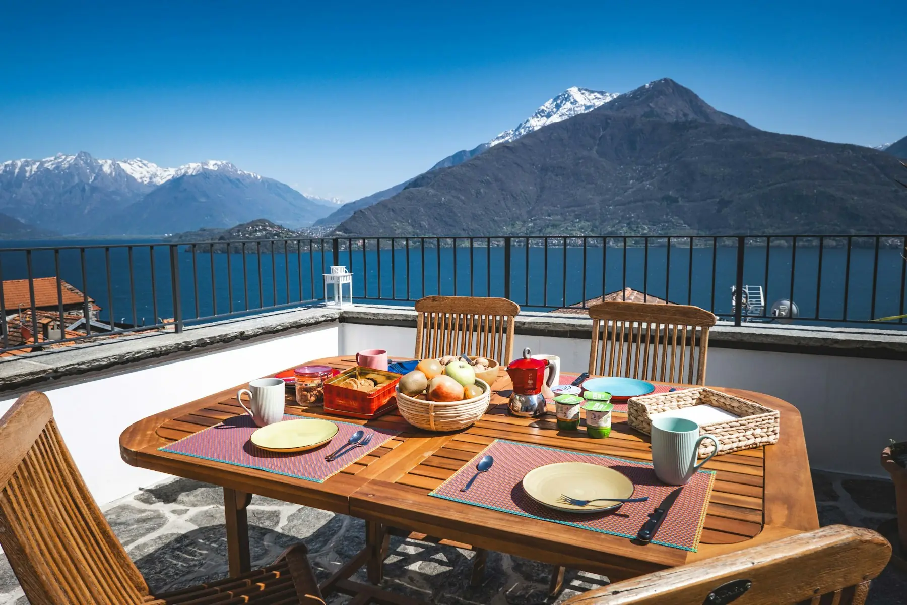 Frühstück auf der Terrasse